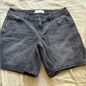Hollister Dark Gray Baggy Jorts